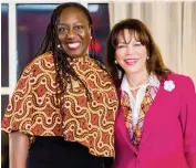  ?? Facebook ?? Challenger Melba Pearson and Miami-Dade State Attorney Katherine Fernandez Rundle at an event in 2018.