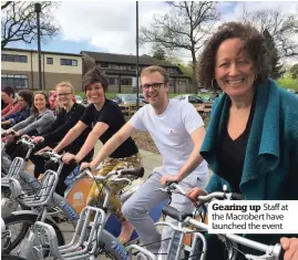  ??  ?? Gearing up Staff at the Macrobert have launched the event