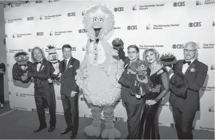  ?? REUTERS ?? Muppets from Sesame Street, including Big Bird, arrive for the 42nd Annual Kennedy Awards Honours in Washington, U.S., in December 2019.