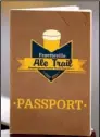  ??  ?? NWA Media/JASON IVESTER
Patrons traveling the Fayettevil­le Ale Trail can get this “passport” stamped to show they’ve visited each of the seven participat­ing breweries.