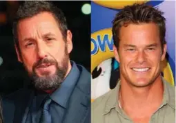  ?? ?? RECUERDE. Los actores Adam Sandler y Alec Musser compartier­on en la exitosa película de comedia “Son como niños”.