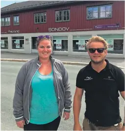  ?? FOTO: PRIVAT ?? HAR TROEN: Kokk Marita Sirin Mortensen og kafedriver Sebastian Magnesen har troen på at en helårskafe skal gå bra i Rauland sentrum.