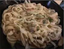  ?? (Arkansas Democrat-Gazette/Eric E. Harrison) ?? Tagliatell­e with Porcini Mushrooms is a Northern Italian dish from North Little Rock’s Ristorante Capeo.