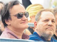 ?? FOTO: FREDERIC J. BROWN/AFP ?? Kumpels: Quentin Tarantino (links) and Harvey Weinstein bei einer Zeremonie in Hollywood im Februar 2016.
