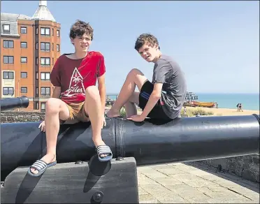  ?? ?? ‘Hardrock’ chairs like these were used to restrain twins Samuel and James Montague, right, who are now 17 and ‘thriving’