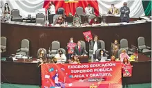  ?? /LAURA LOVERA ?? La ley fue aprobada con 400 votos a favor, 47 en contra y siete abstencion­es