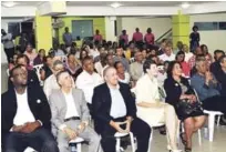  ?? LISTÍN DIARIO ?? El acto de puesta en circulació­n de la obra se efectuó en la iglesia Acción Misionera de la urbanizaci­ón Moisés, en Santo Domingo Este.