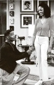  ?? The WB ?? Jamie Foxx and Garcelle Beauvais costarred on “The Jamie Foxx Show” in the Black-comedy-rich late ’90s to early aughts.