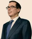  ??  ?? Banche e dividendi. Steven Mnuchin, segretario al Tesoro Usa