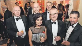  ?? ?? Dean Ellis (Arca Living), Mark Evans & Andy Kay (Crowe UK), Harminder Sandhu (HH), Andy Warrilow (AW Corporate Advisory) and Nick Brangwin (Mackwell Engineerin­g)