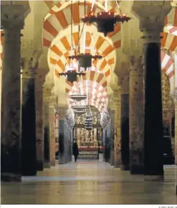  ?? JUAN AYALA ?? Imagen del interior de la Mezquita-Catedral.