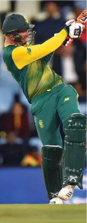  ?? AFP PIC ?? Heinrich Klaasen in action against India in Pretoria on Wednesday.
