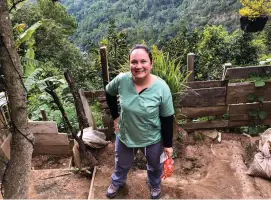  ?? SUPPLIED IMAGE ?? Through Canada’s Queen Elizabeth Scholars program, Michele Monroy-Valle was able to study and work on food security and malnutriti­on in her home
country of Guatemala as well as in Saskatoon, Sask.