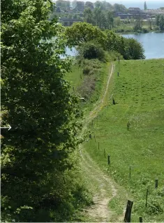  ?? ?? Leden Öhavsstien går både längs kusten och genom ett kuperat landskap, t.ex. runt Svanninge Bakker vid Fåborg.