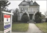  ?? Chris Bosak / Hearst Connecticu­t Media ?? A home whose sale is pending on Deer Hill Avenue in Danbury on Monday.