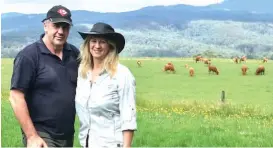  ??  ?? Steve and Alison Crestani have been breeding cattle since 2002, and welcome visitors to their stud in Wilson Rd, Neerim on January 28.