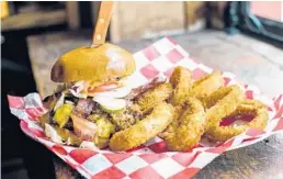  ?? BILLY JACK’S SHACK/COURTESY ?? The new Billy Jack’s Shack in Lauderdale-by-the-Sea features six renditions of its double-patty 10 Napkin Burgers blended with Wagyu beef.