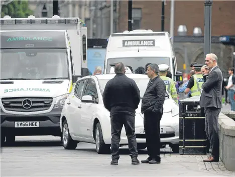  ??  ?? The scene of the incident on the Nethergate.