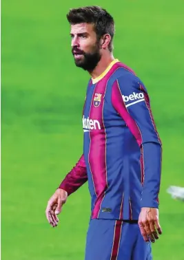  ?? EUROPA PRESS ?? Gerard Piqué ha entrado en la convocator­ia para el Clásico