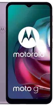  ??  ?? ABOVE The 90Hz screen is the Moto G30’s big upgrade over the G9 Play