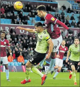  ??  ?? FIGHTING SPIRIT: Green soars to complete dramatic Villa comeback