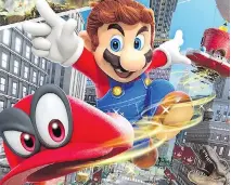  ?? NINTENDO ?? The new Super Mario Odyssey for the Nintendo Switch is a dazzling, enjoyable game that breathes new life into a decades-old character.