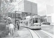  ?? FILE PHOTO ?? TheWave streetcar, shown in this illustrati­on of Fort Lauderdale, is expected to cost $195.3 million.