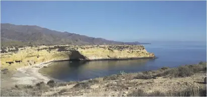  ?? Foto: Kerstin Bowitz ?? Die Cala Blanca von Lorca hat ebenfalls das Zeug zur Traumbucht.