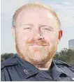  ??  ?? Houston police officer Jason Knox was killed in Saturday’s helicopter crash in Houston.