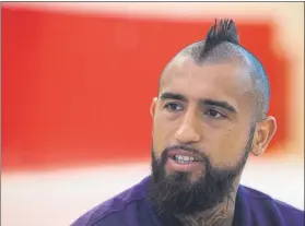  ?? FOTO: PERE PUNTÍ ?? Arturo Vidal está con la selección de Chile para medirse a Japón y Corea del Sur