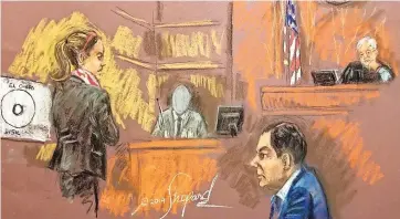  ??  ?? IMAGEN DEL juicio de El Chapo