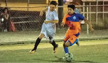  ?? Sergio Caro ?? Tanitos FC derrotó con facilidad a Real Soccer en la Sub-13. /