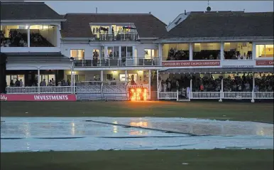  ?? Picture: Chris Davey FM3317808 ?? Last Friday’s Vitality Blast game against Sussex fell victim to the weather