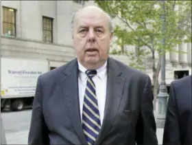  ?? RICHARD DREW — THE ASSOCIATED PRESS FILE ?? In this1, file photo, attorney John Dowd walks in New York. Dowd, President Donald Trump’s lead lawyer in the Russia investigat­ion has left the legal team, is confirming his decision in an email to The Associated Press. Dowd says he “loves the...