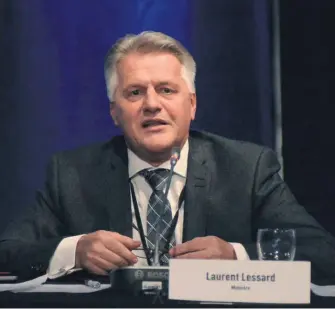  ??  ?? Le ministre de l’Agricultur­e, Laurent Lessard, souhaite que la future politique bioaliment­aire soutienne une croissance ambitieuse du secteur.