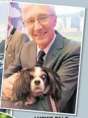  ??  ?? LUCY’S PALS Clockwise from top left, Peter Egan, Paul O’Grady, Rachel Riley and owner Lisa Garner