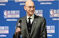  ??  ?? El Comisionad­o
Adam Silver