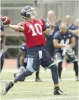  ?? JACK BOLAND/ TORONTO SUN ?? Toronto will turn to QB Logan Kilgore on Sunday against Ottawa.