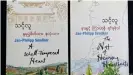  ??  ?? Ins Burmesisch­e übersetzt: Jan Philipp Sendkers Trilogie ist ein Bestseller in Myanmar