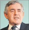  ??  ?? Gordon Brown