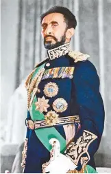  ?? FOTOS: ESPECIAL ?? Haile Selassie I, último emperador de Etiopía.
