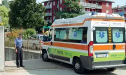  ?? (foto archivio) ?? Soccorsi Un’ambulanza della Croce verde