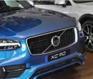  ?? JONAS EKSTROMER/AFP/GETTY IMAGES ?? Volvo has said it would phase out the internal combustion engine in the coming years.