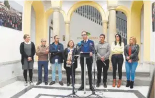  ?? // ABC ?? El alcalde de la localidad de Los Pedroches, ayer en rueda de prensa