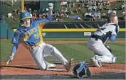  ?? Gene J. Puskar Associated Press ?? RANCHO SANTA MARGARITA’S Drew Rutter scores past Walla Walla’s Keegan Weston.