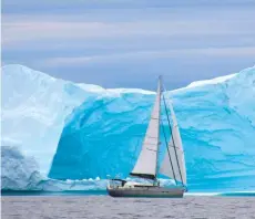  ??  ?? Jimmy Cornell’s Garcia Exploratio­n 45 Aventura IV in the North West Passage