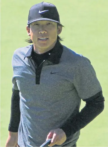 ?? Return. ?? BACK IN ACTION: Anthony Kim says he is falling in love with the game after his