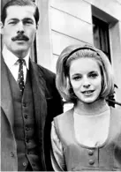  ??  ?? Top, Lady Lucan, Anne-Sofie Foghsgaard. Photo: Gabby Laurent Above, Richard John Bingham, the 7th Earl of Lucan, pictured with his wife Lady Lucan, in 1974. Lady Lucan took her own life last year by taking a cocktail of drink and drugs, following...