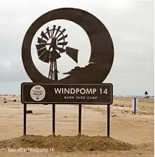  ??  ?? Turn-off to Windpomp 14