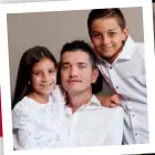  ??  ?? RIGHT: Joost van der Westhuizen with his kids after his motor neurone disease diagnosis. FAR RIGHT: Amor says she refuses to stop fighting for her children.